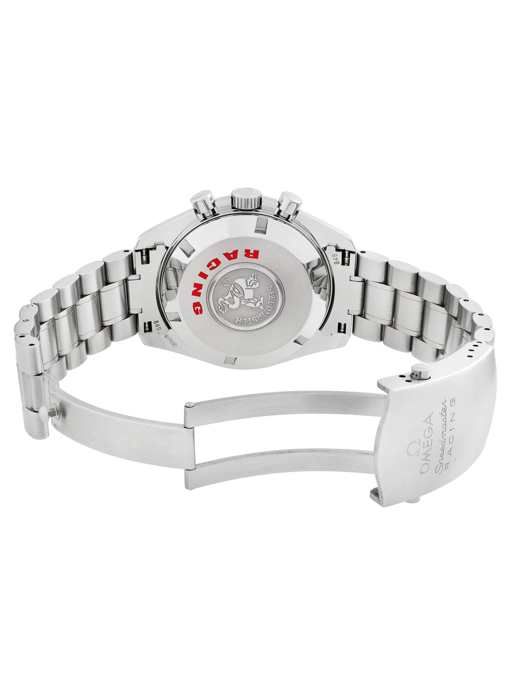 Mens Omega Chronograph Automatic Speedmaster Watch Dial 3552.59.00 Racing Carbon