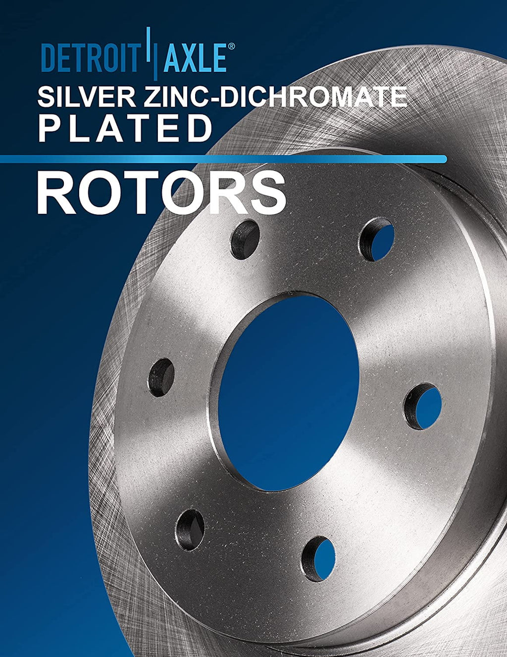 Rotors Brake [4-Wheel Chevy Disc - Escalade Yukon - Ceramic Disc Tahoe for Rotor Brakes XL GMC Axle ESV Front 1500 Cadillac EXT Kit Brake Avalanche : Sierra Model] Detroit 12" Silverado Pads
