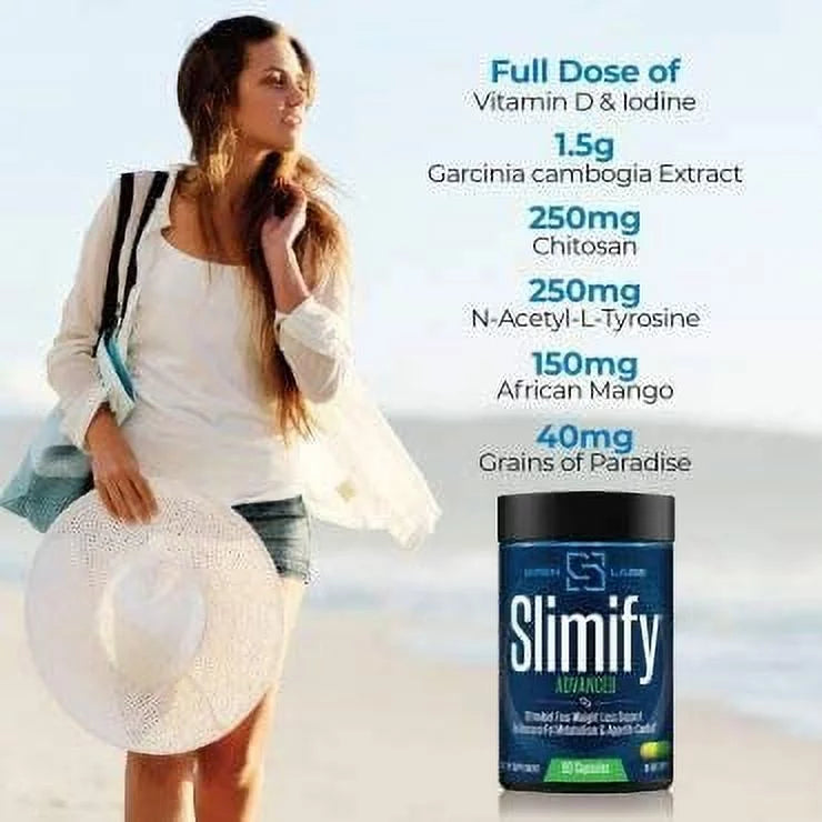 Free Stim Loss Cambogia, Appetite, (90 Metabolism, Fat Weight Labs Decrease of Advanced Siren Increase Paradise Grains African and Garcinia Mango, - - Burner Boost Capsules) - Slimify for Energy and