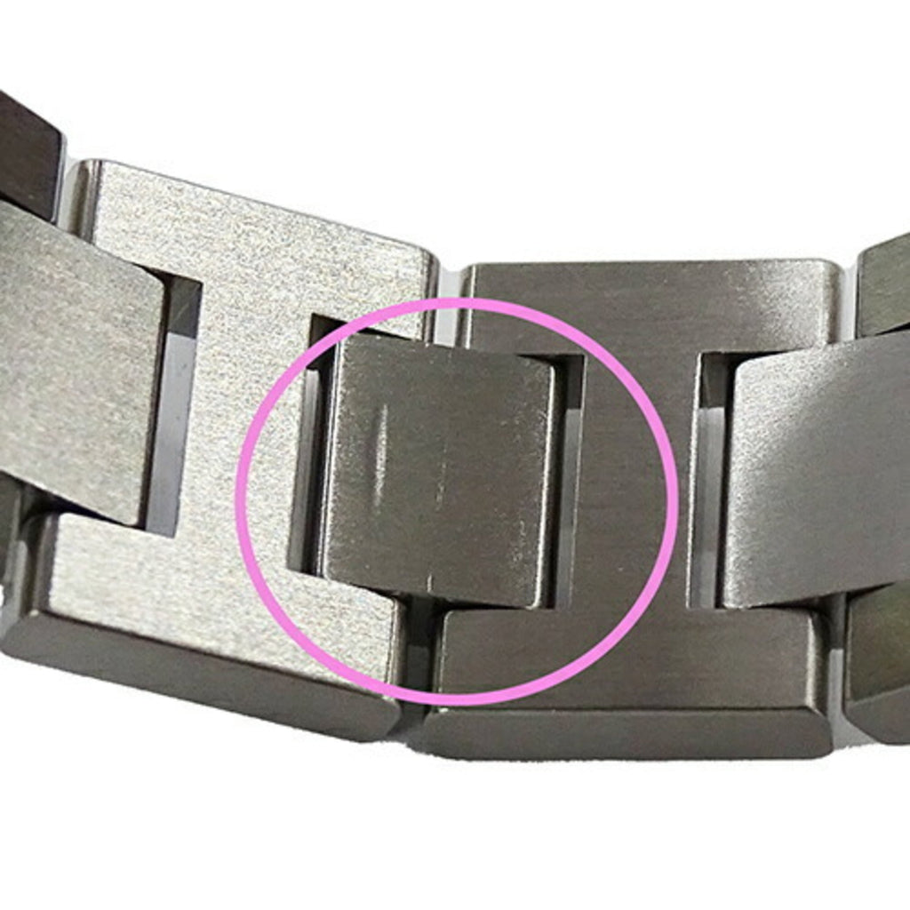 Quartz, W3140007, Miss Ladies Pasha Stainless Polished Pre-Owned (Good) SS, Cartier Steel, Silver, Watch,