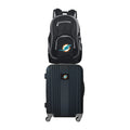 2-Piece Dolphins Set Miami Luggage NFL and Backpack