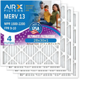 4 & Comparable 2200 13 Filters MPR FILTERS Premium 28x30x1 Electrostatic Conditioner 1500 Made 9 Air Pleated CLEAN AIR. Air by FPR MERV AIRX Furnace 28x30x1 - USA Filter WICKED AC Filter to HVAC Pack