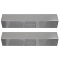 Grill Shield 810-8410-F Tamer, - Bar, Flavorizer for Compatible Guard, Burner 15" Vaporizer Tent Heat 2-Pack Plate Deflector, Cover Flame Barbeque Steel Replacement Charmglow Bar, BBQ Parts Stainless