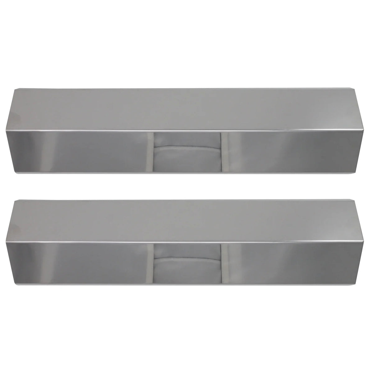 Grill Shield 810-8410-F Tamer, - Bar, Flavorizer for Compatible Guard, Burner 15" Vaporizer Tent Heat 2-Pack Plate Deflector, Cover Flame Barbeque Steel Replacement Charmglow Bar, BBQ Parts Stainless