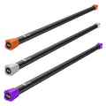 Exercise Padded Bar Aerobic Fitness Total Body 5lb+8lb+12lb Foam Workout For Steel With XPRT Weight