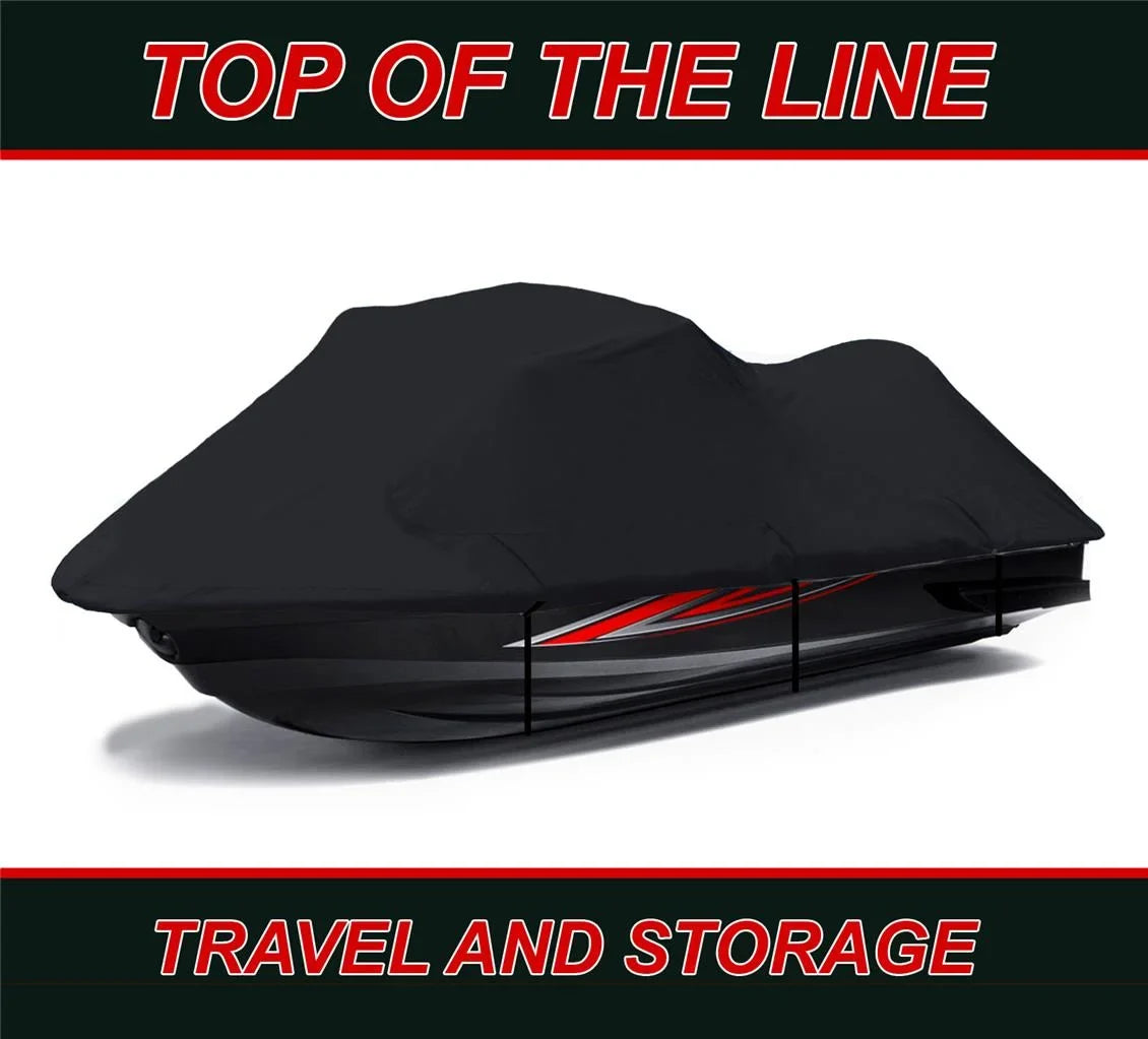 LINE BLACK Cover 1-2 Cover Polaris Seater PWC Boat Covers Compatible 1997 TOP Ski JET Jet for THE SKI OF 1998 SLXH