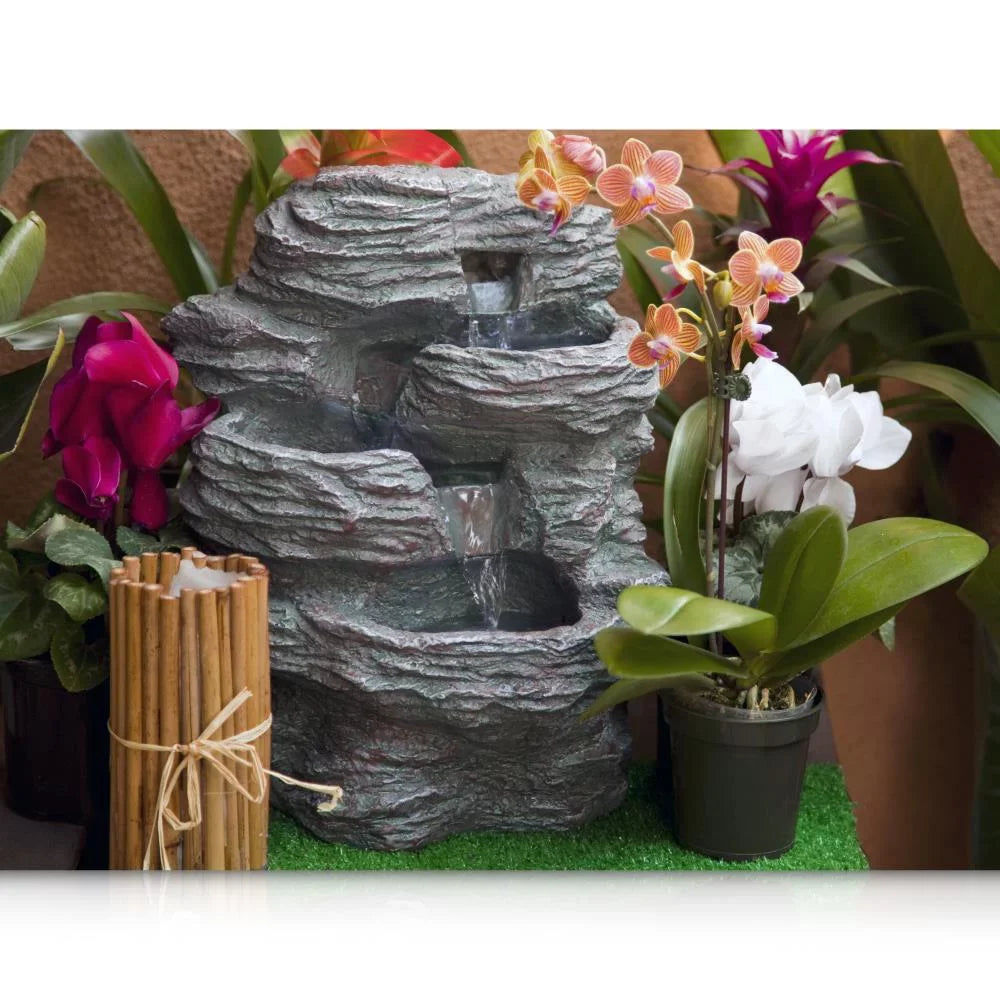 SLTWF15LED Life - Water - Relaxing Tabletop Decoration Water Serene Feature Fountain