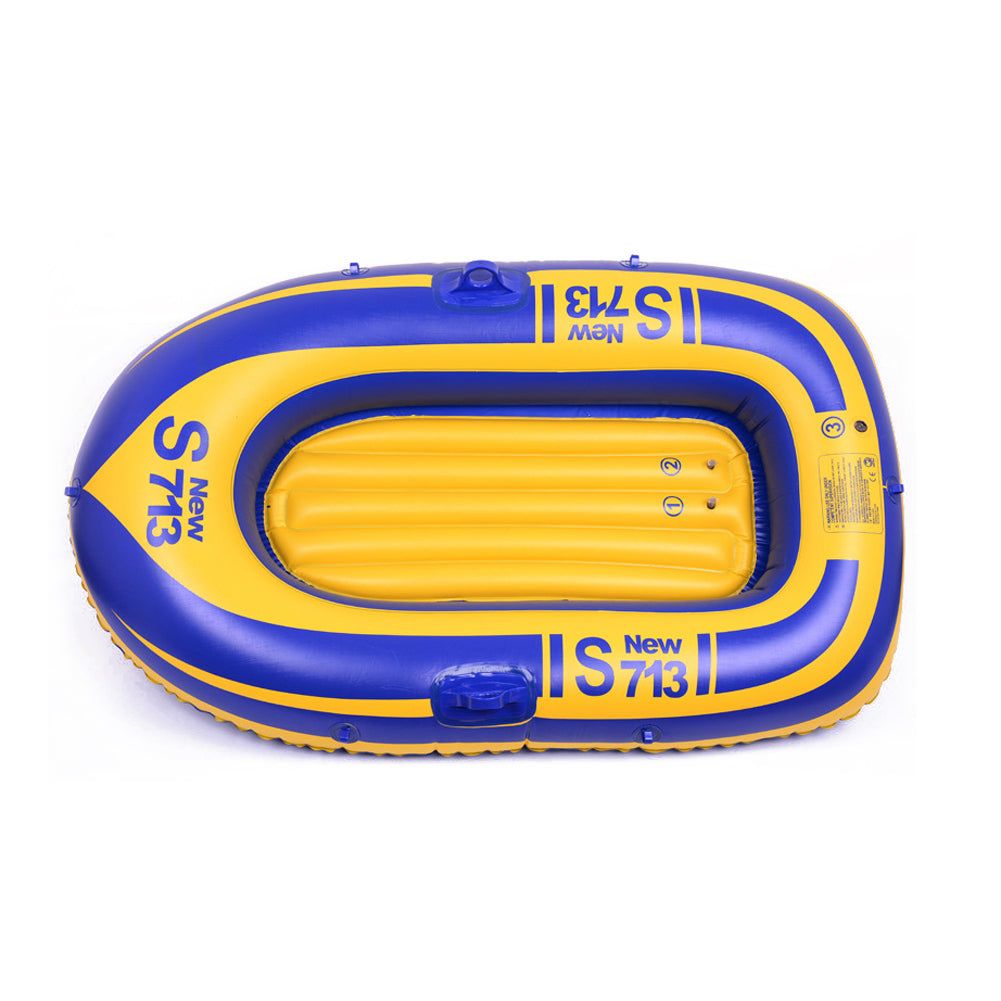 Rowing Boat with Fishing Oars Kayak 2 Sports River Water Inflatable Outdoor PVC Eccomum 1-People Lake Dinghy Paddle Raft