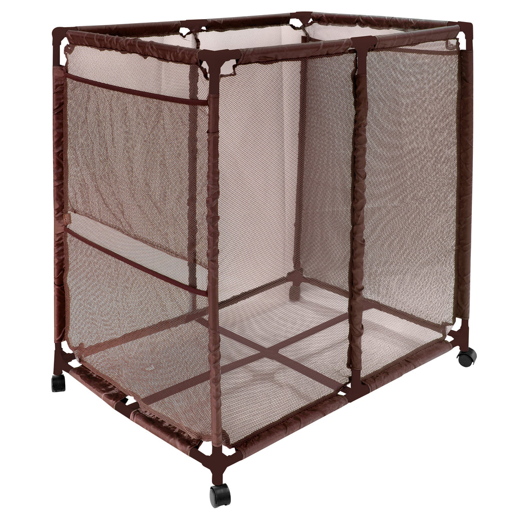 Essentially W Balls, Organizer Mesh x Style Storage 455102 L Bin, x (35" H), Equipment Large, Toys and Yours 25.4" Rolling Floats, Pool 37.5" (Brown),