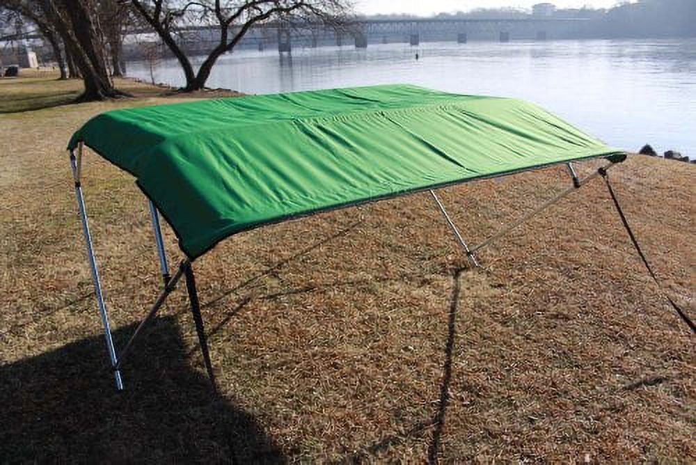 Kit, New (FAST Wide, 54" Hardware TO DELIVERY) Wide / SHIPPING Green Frame, and 8' High, Boat 8' Canopy, Deck Vortex Top 1 Pontoon Complete - 91-96" Long, Bow 4 Bimini BUSINESS 4 DAY