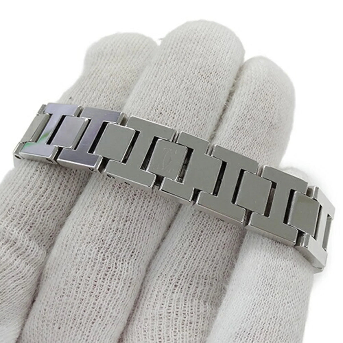 Quartz, W3140007, Miss Ladies Pasha Stainless Polished Pre-Owned (Good) SS, Cartier Steel, Silver, Watch,