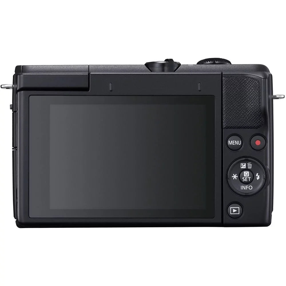 '+ Black More Canon Digital EOS (New) Mirrorless M200 Camera (3699C009) with Lens 15-45mm