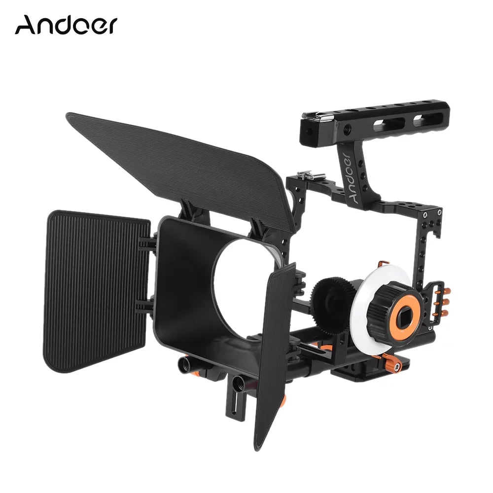 '+ Kit + Rod W/matte Film Film A7s/a7/a7r/a7rii/a7sii/a7iv 15mm Camera 15mm Alloy A7s/a7/a7r/a7rii/a7sii+ + Andoer Box Camera W/matte Box Handle + Box Eryue + Handle Cage,Aluminum + Rod W/matte