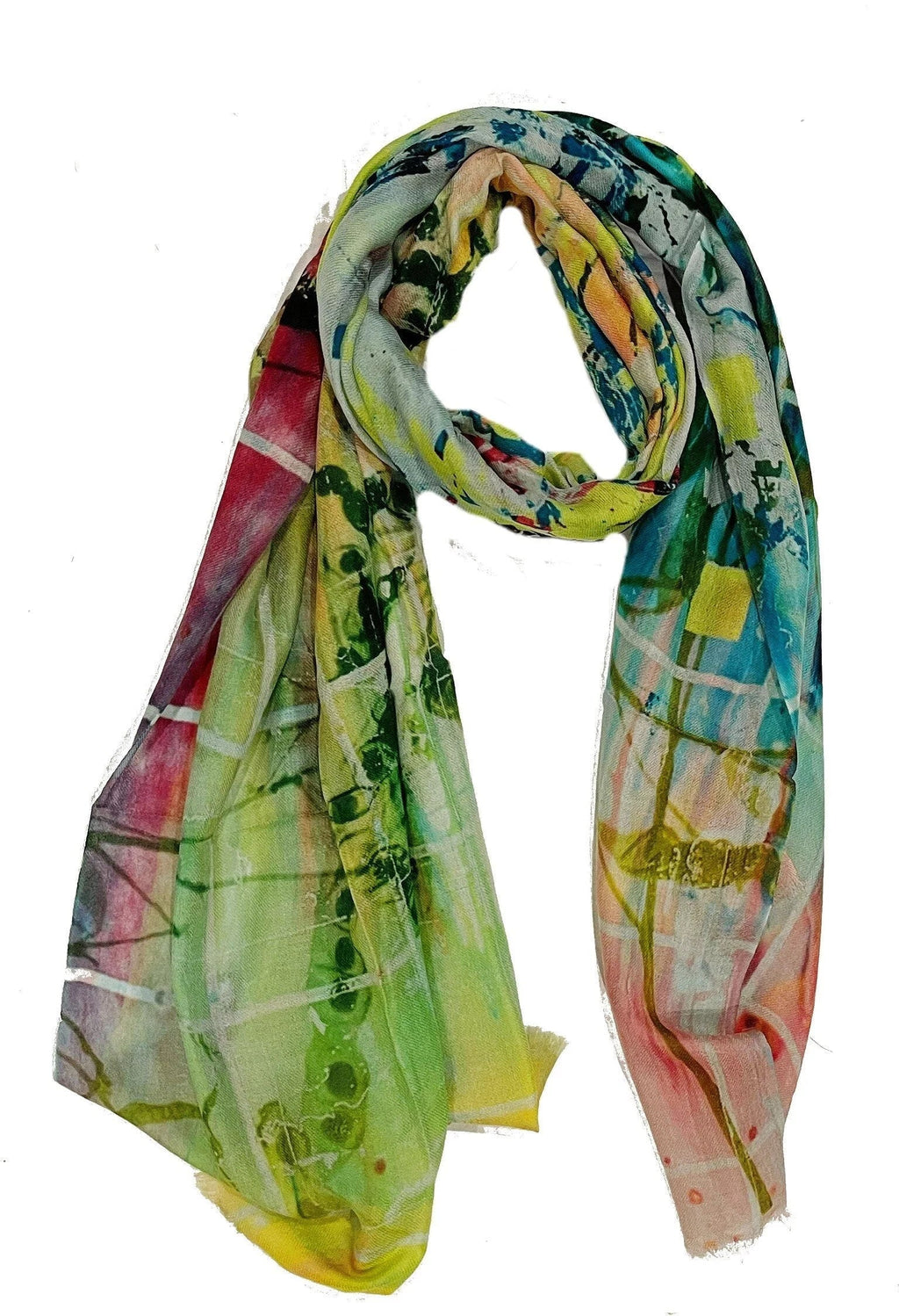 Print Scarf Blend - Pods Cheung Cashmere/Wool & Paul James by