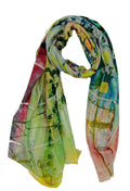 Print Scarf Blend - Pods Cheung Cashmere/Wool & Paul James by