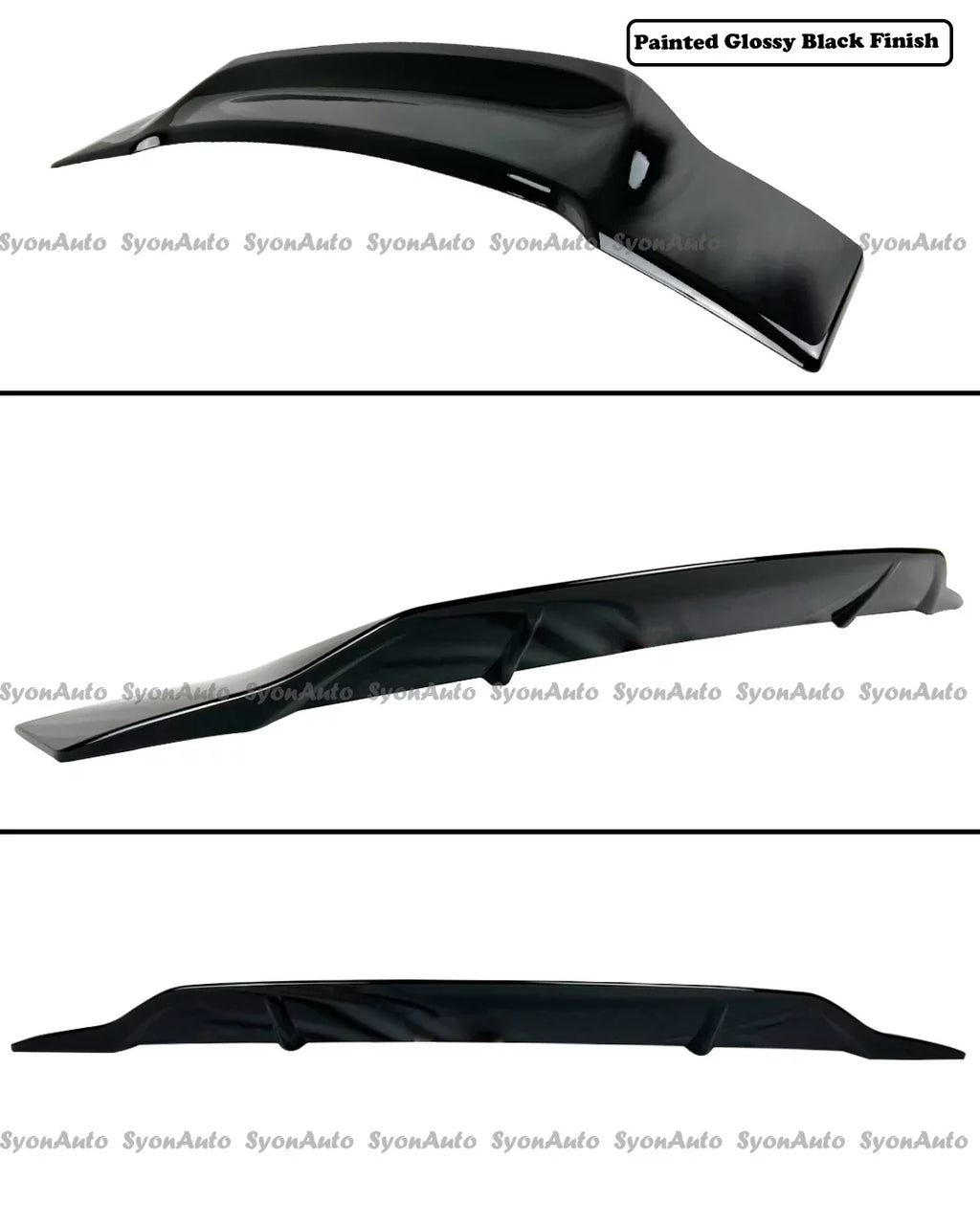 GLOSSY HIGHKICK RS BLACK CIVIC WING HONDA FITS SPOILER TRUNK STYLE 2006-2011 SEDAN