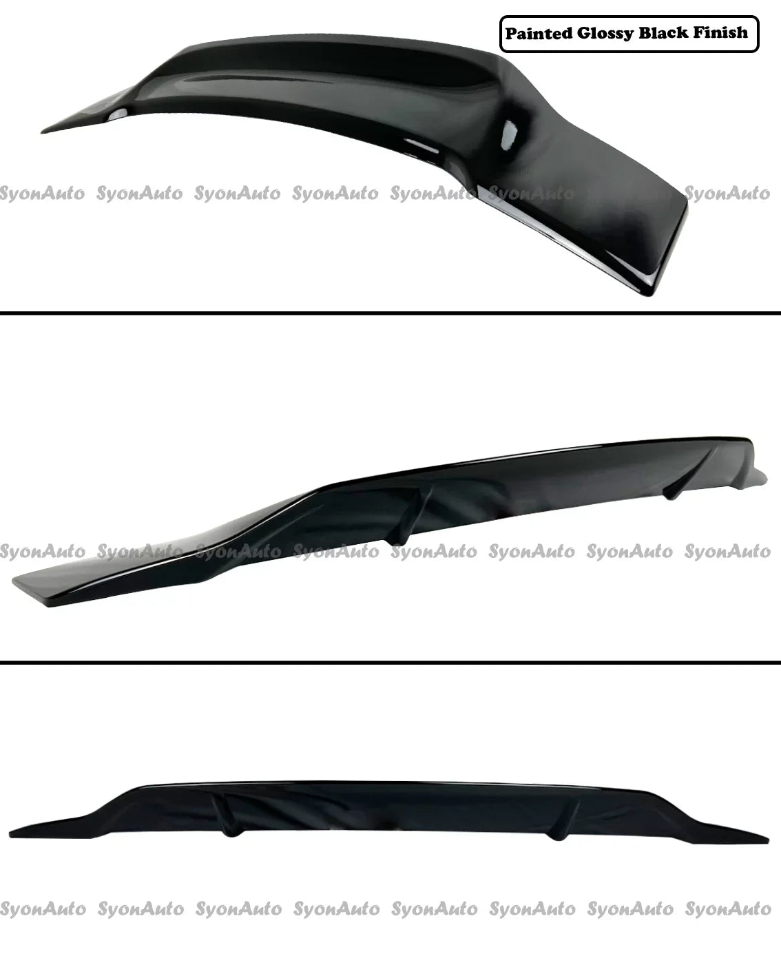 GLOSSY HIGHKICK RS BLACK CIVIC WING HONDA FITS SPOILER TRUNK STYLE 2006-2011 SEDAN