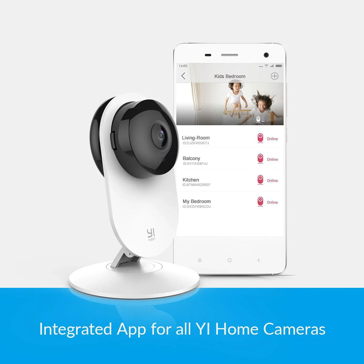 Camera, YI HD Pack 4 Network Color,