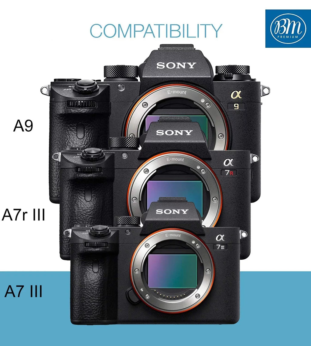for A7R III, Batteries Charger III, a9 III, a7R A7R3, 2 a7 9R, Alpha Alpha IV, A9, NP-FZ100 II, Alpha a7S Sony and 9S a6600, Cameras Alpha BM Dual Bay