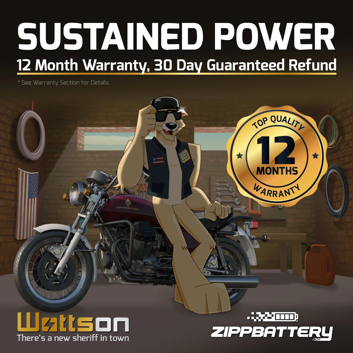 1991 R80st Zipp (50-N18L-A3 Ah, Volt,20 Battery for Bmw Battery 260 12 CCA) Motorcycle 800cc R80gs Y50-N18L-A3