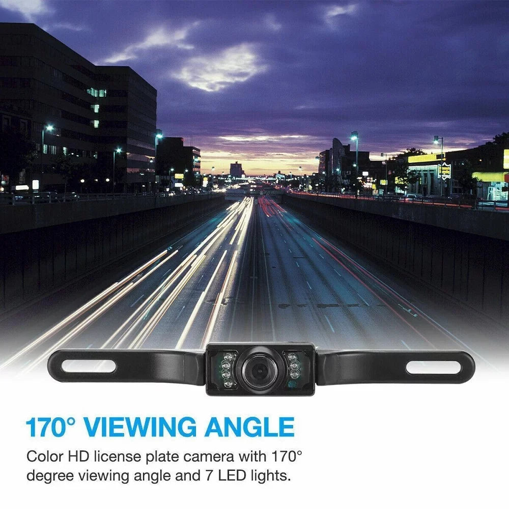 Wireless 5" Backup Night Parking System Monitor Car with Camera 1 Vision Piece View Rear HD