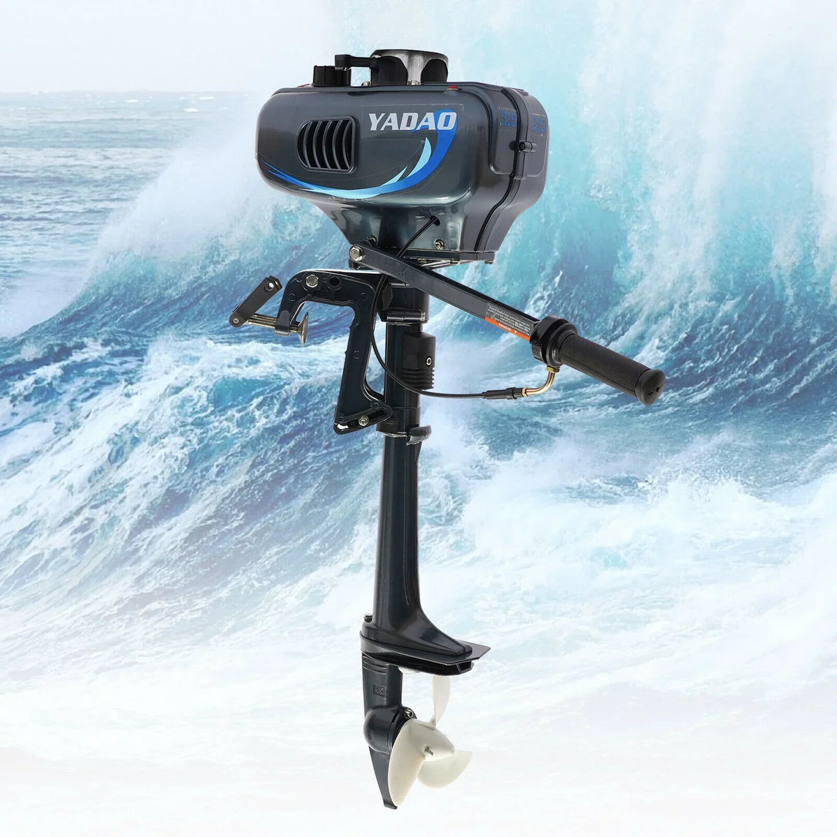 Engine HP 2-Stroke with Boat Motor Boat Engine Water System Fishing Outboard 3.5 Cooling