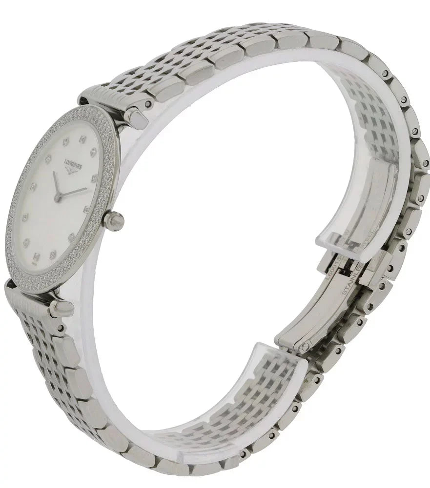 Steel Diamond Watch & Classique Womens L4.515.0.87.6 Longines Grande Stainless La