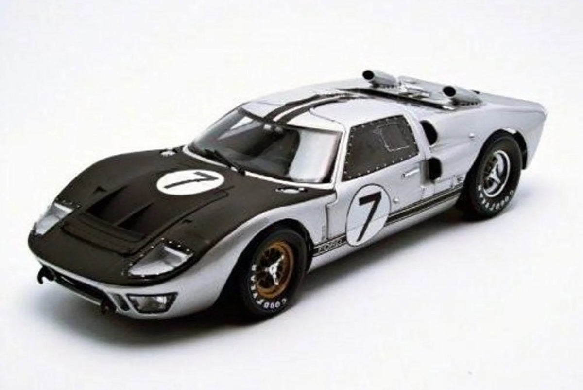 Shelby Diecast II, Toy - 1/18 Model MK Silver SC404 Scale 1966 GT-40 Ford Car -