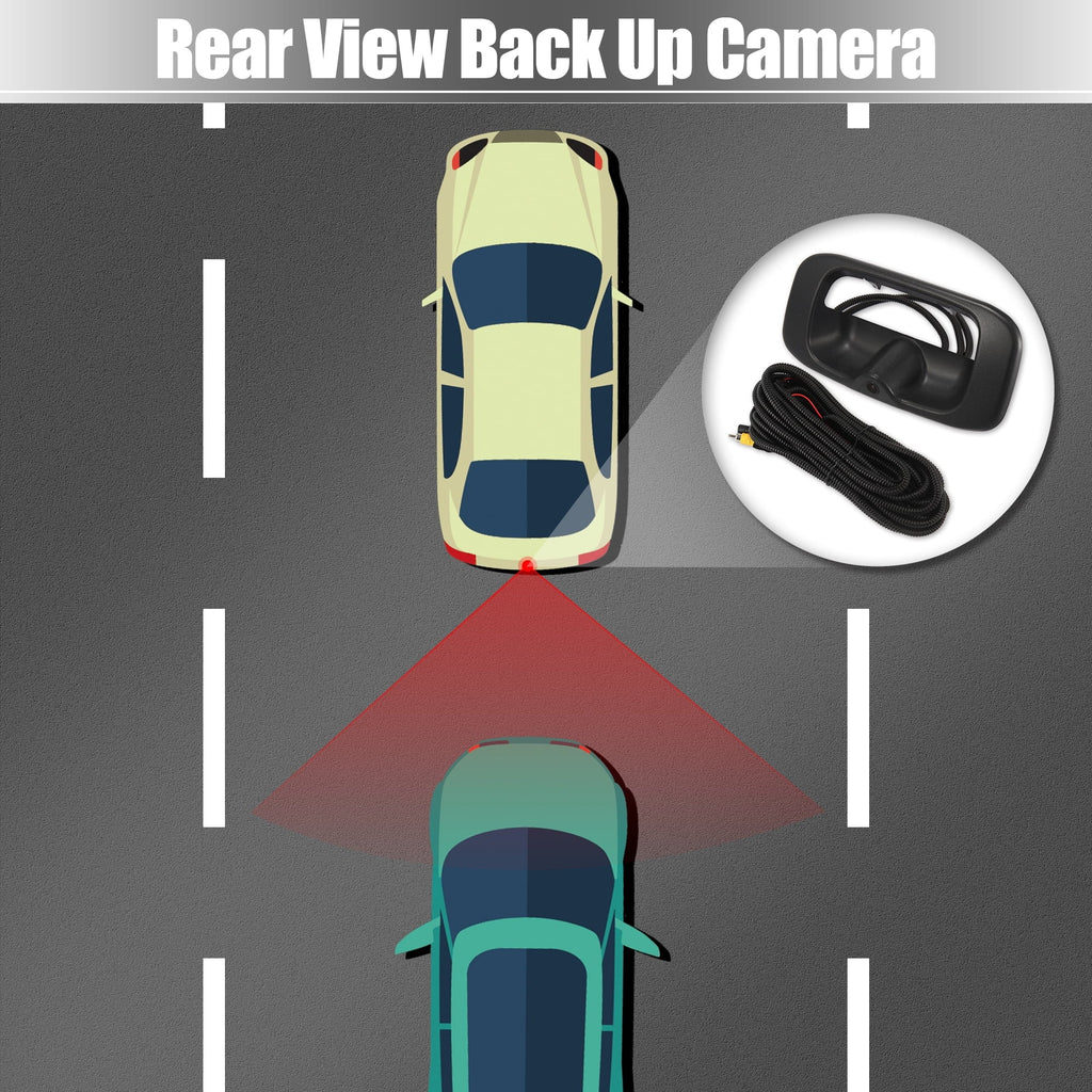 Latch Up View Buick Set for Camera Liftgate Rear for Rear 15228539 with GM Chevy Car for Camera Back Handle