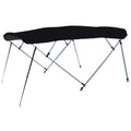 Carver Jet W, Fits Black - Pontoon Tube A(8SQ)4893UB-02 Bimini SQ 48"H, 96"-102" Kit 4-Bow Top 8'L