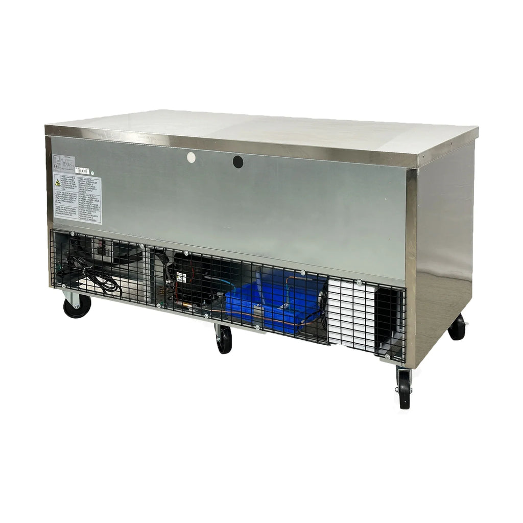 Commercial Undercounter Freezer Stainless in. 72 Cu.Ft. Steel Freezer 19 Commercial Duty Heavy Three-Door
