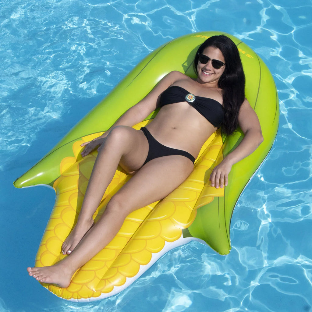 Swimming Pool Green the and Float Corn Yellow Central 68" Swim Cob on