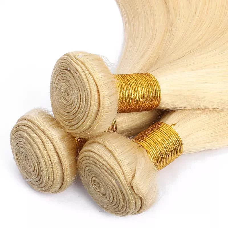 Human Bundles 22 Human Blonde 613 Brazilian Hair 22 Bundles Honey 613 22 Hair Inch Unprocessed Straight gram/pc Virgin 100 Grade Extension 8A