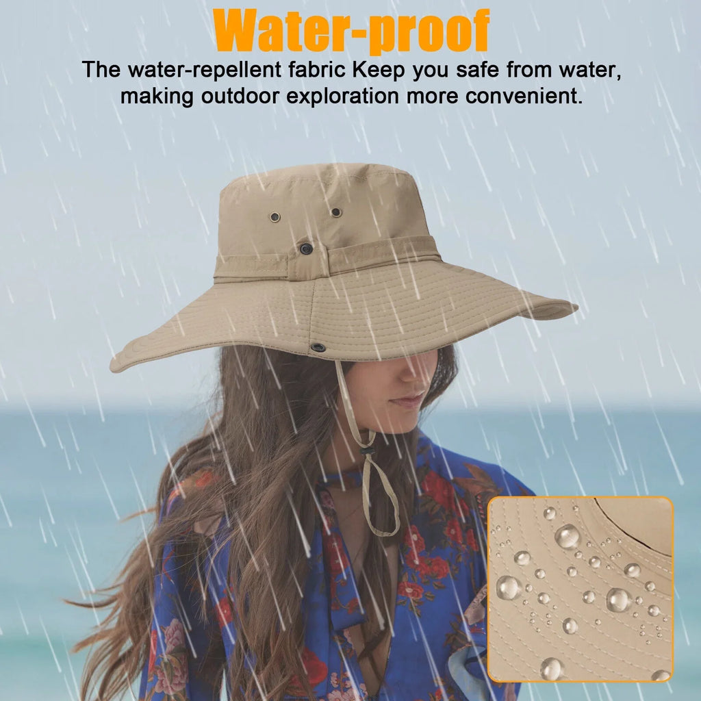 Sun Women Wide Men Hiking Protection for Brim UV Garden Bucket Cap Hat Fishing