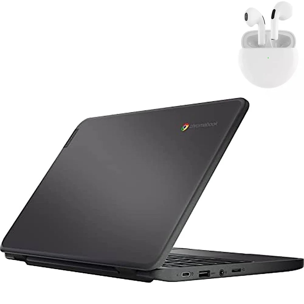 and with (scratch Intel RAM Pro 64GB Windows 11.6" 4GB 100e 10 Laptop Wireless Lenovo Earbuds dent) Processor SSD PreOwned