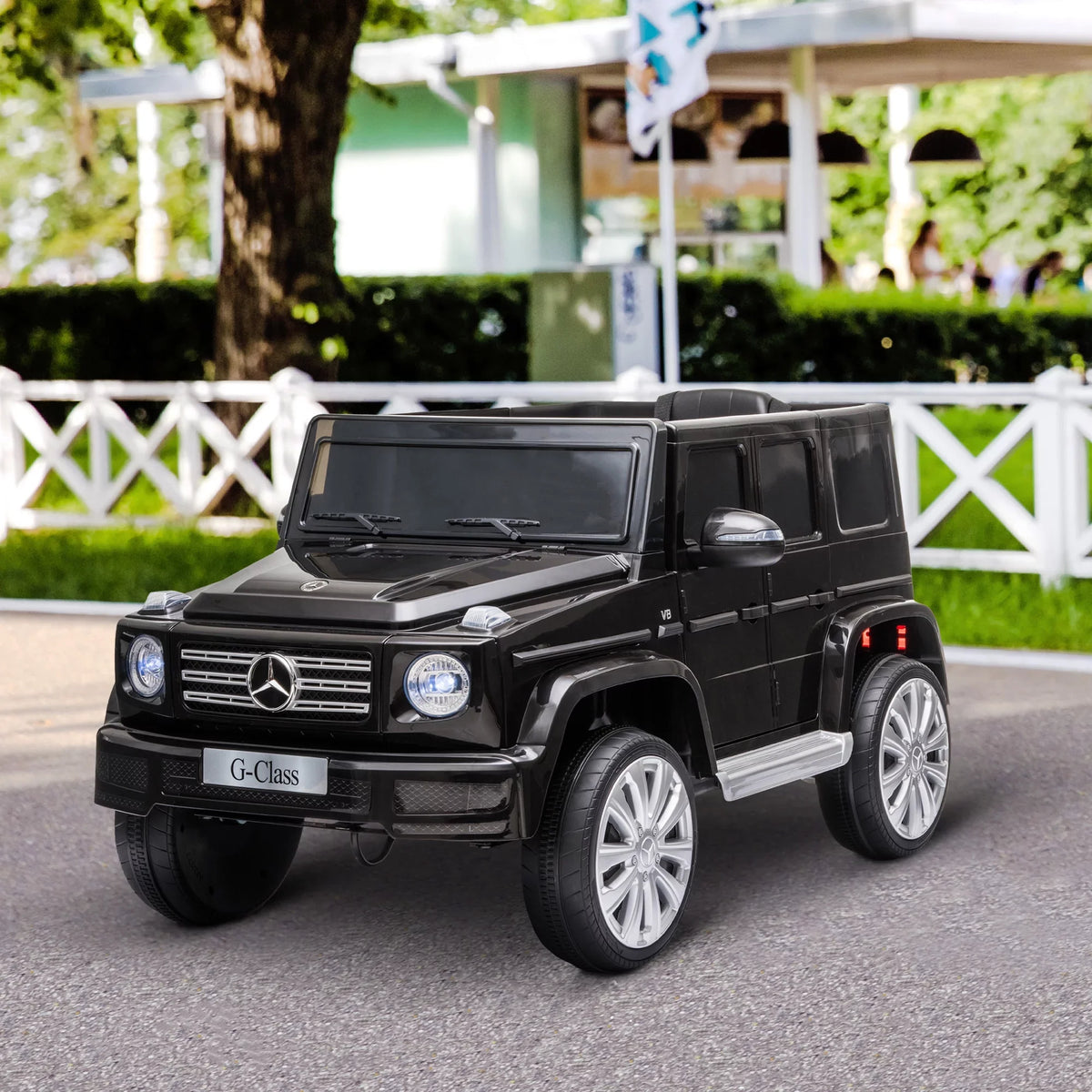 12 Control, Mercedes Powered Bright G500 Headlights, Suspension V Working Aosom with Benz & Ride-On Remote