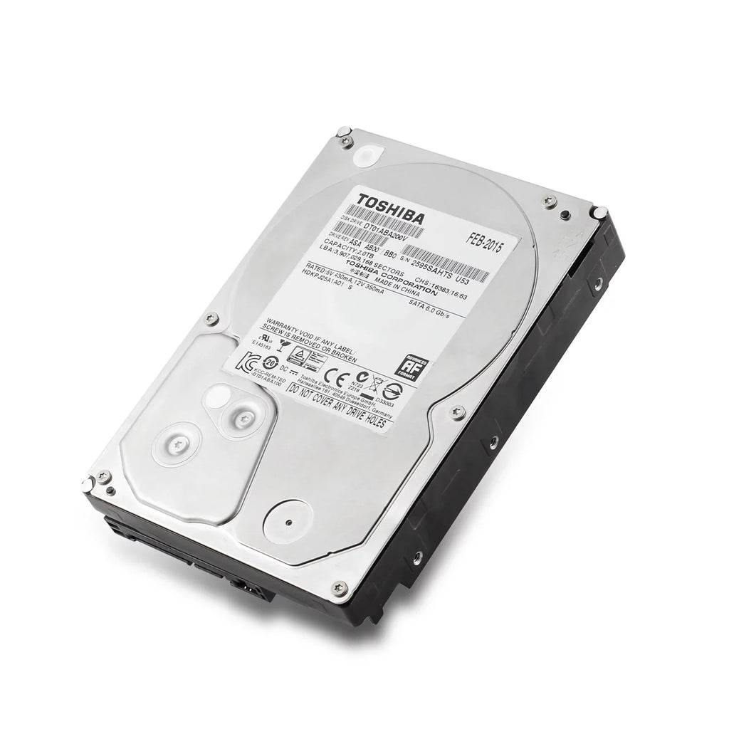 3.5-inch DVR Surveillance System, Drive, Bare Hard Security Hard Drive DVR/NVR Internal Drive 2TB Professional CCTV for Camera