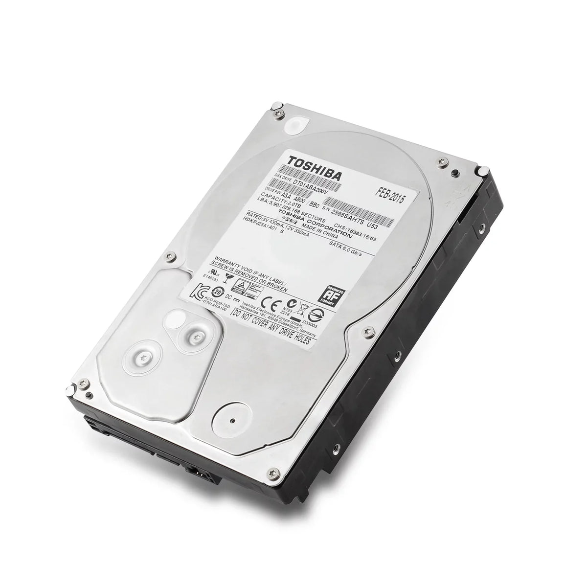 3.5-inch DVR Surveillance System, Drive, Bare Hard Security Hard Drive DVR/NVR Internal Drive 2TB Professional CCTV for Camera