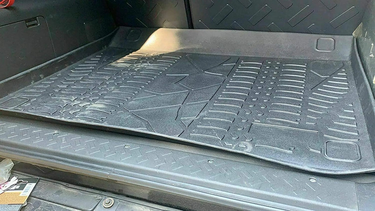 Design Mat Mat Toyota – Non-Slip Mats Cruiser Trunk Liner to Laser Raised Cars Weather-Resistant Pre-Cut Trunk – Easy Install Cargo – FJ Lip – for – Trunk for Car 2007-2014 EACCESSORIES with EA Rubber