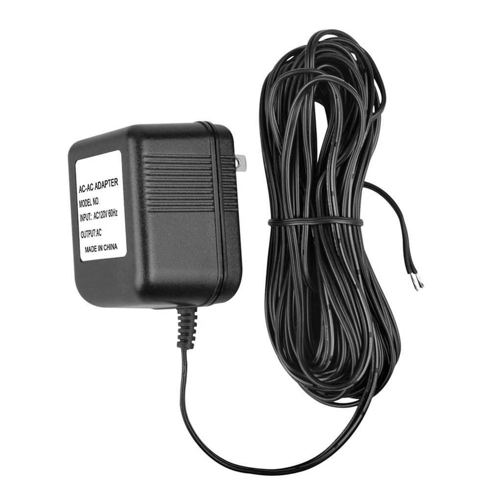 Adapter Doorbell Hello/Zmodo Compatible 18V AC-AC Replacement Power Plug Greet Nest ON Charger 8m/26ft FITE for