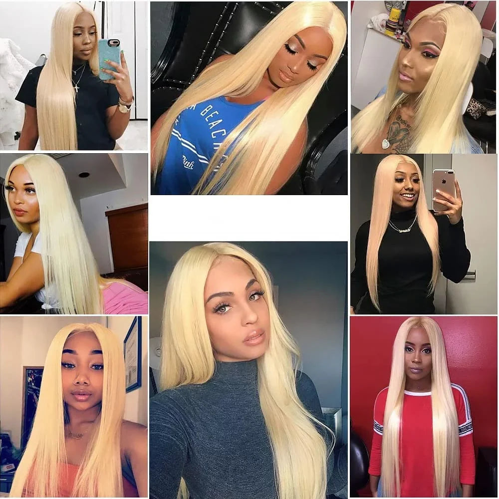 Human Bundles 22 Human Blonde 613 Brazilian Hair 22 Bundles Honey 613 22 Hair Inch Unprocessed Straight gram/pc Virgin 100 Grade Extension 8A