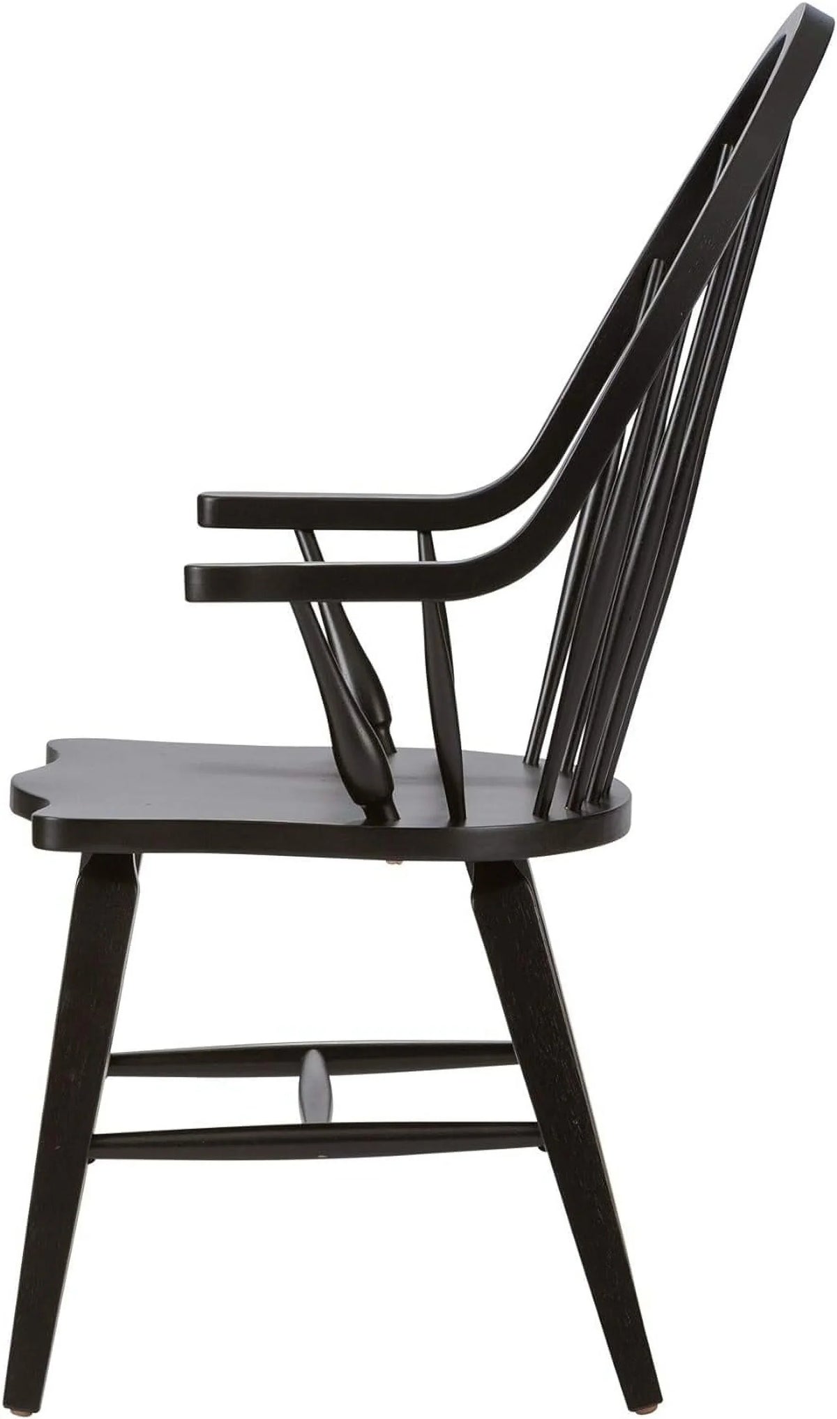 Black Chair, X Arm Back W25 H41, X D25 Windsor
