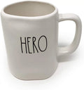 Mug with Letter Dunn HERO LL Black DOCTOR Tea Mug Rae Ceramic White