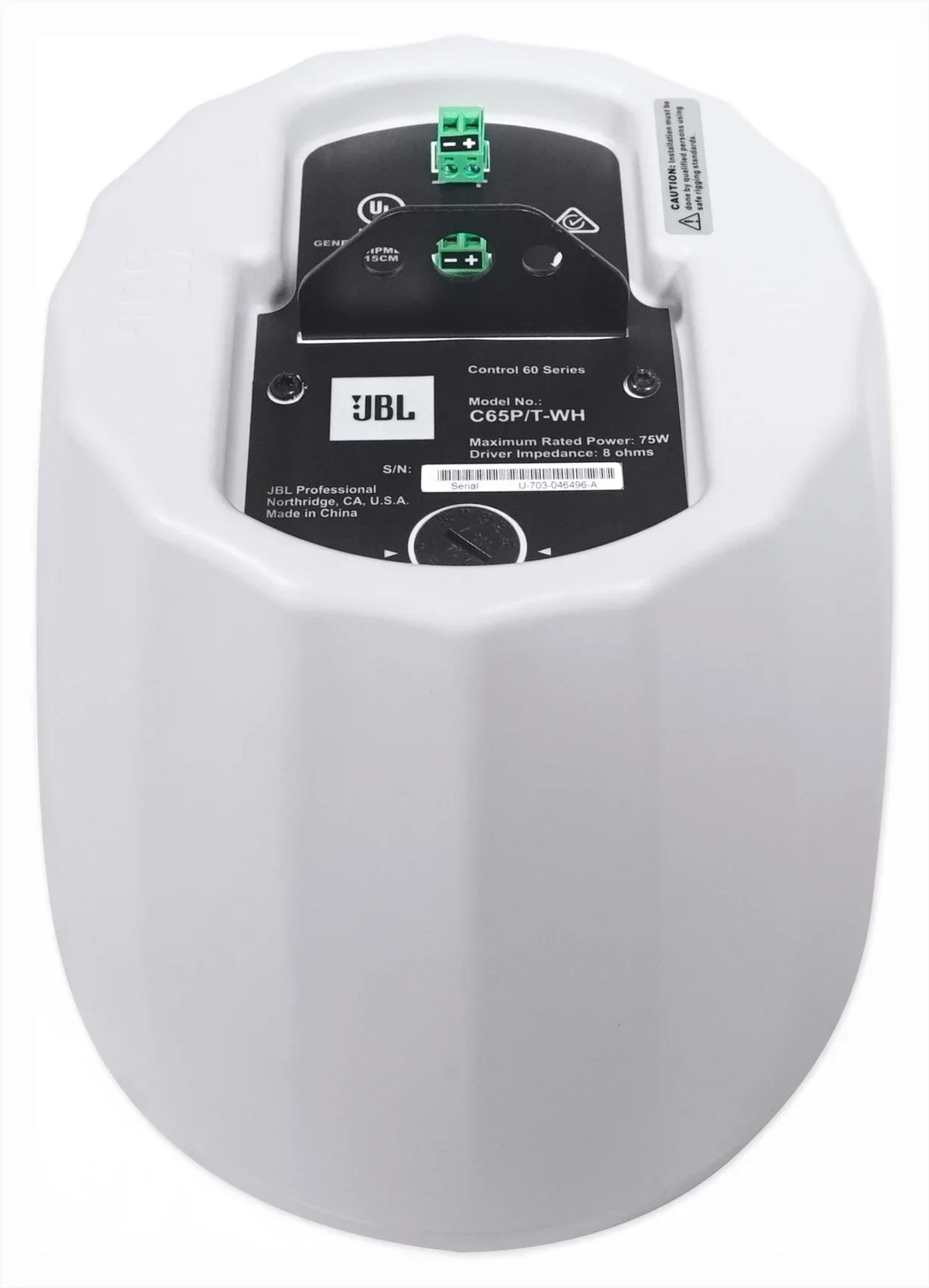 Amplifier+(6) 4-Zone White Source Speakers Commercial Matrix Pendant Multi JBL