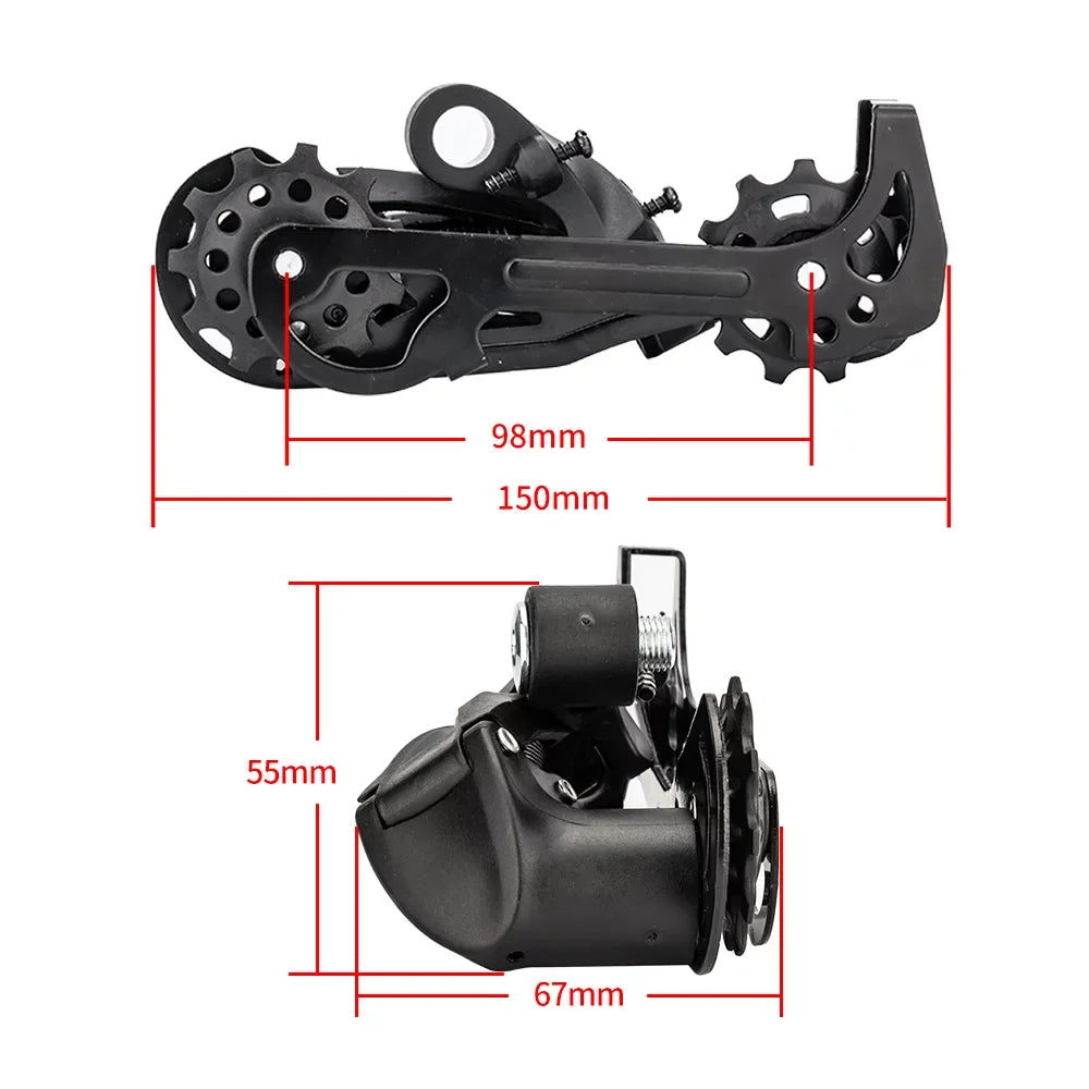 MTB Speed Cassette Groupset Flywheel Chain 1x10 Derailleurs Bike Crankset MTB Tomfoto 11-50T Speed for Mountain Bike 10 Shifter