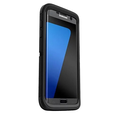 Rugged S7 (ONLY) for - Case Defender OtterBox Samsung Black Packaging Galaxy - Protection Series Bulk Edge