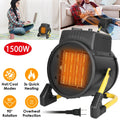 Electric 1500W Desk Adjustable Ceramic Protection Temperature Bedroom Fan Portable with Personal Overheat Office Space Heater iMounTEK for Heater