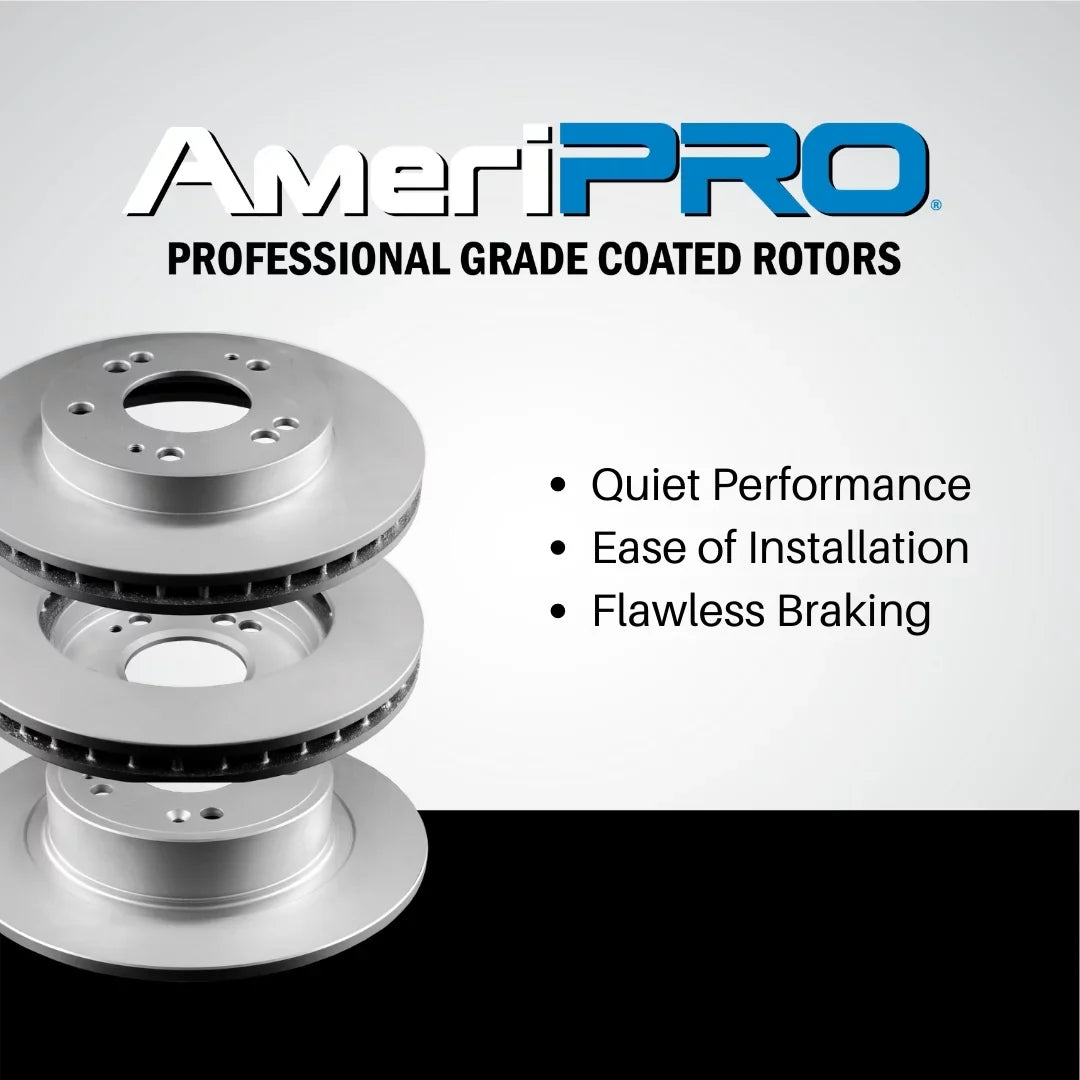 Brake Acura Rear Disc GEO For 2.0L RDX Coated Rotors Pads Disc Brake 2019-2022