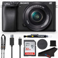 Pixi 16-50mm a6400 & Flip Video, Compact with Digital Essentials Camera Lens Focus, Camera: Auto 4K Mirrorless Interchangeable Real-Time Lens Sony Eye Kit Alpha APS-C + Screen