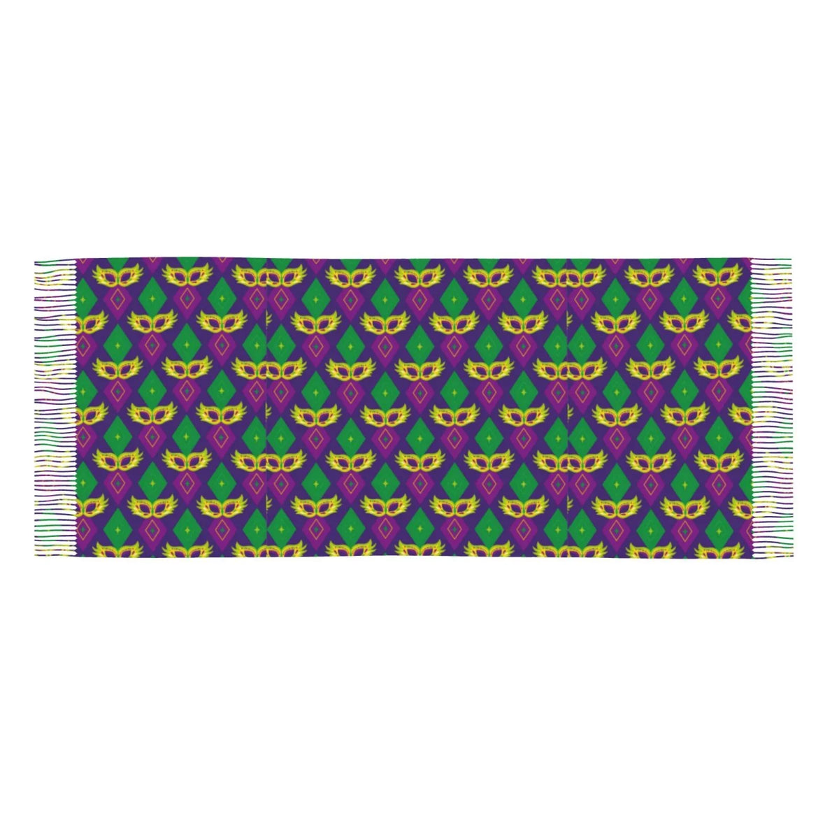Elegant For Women Print Gras Art Soft Gifts- Mardi Bingfone Feel Cashmere Carnival3 Scarf Scarves Warm Large Winter Wrap Shawl